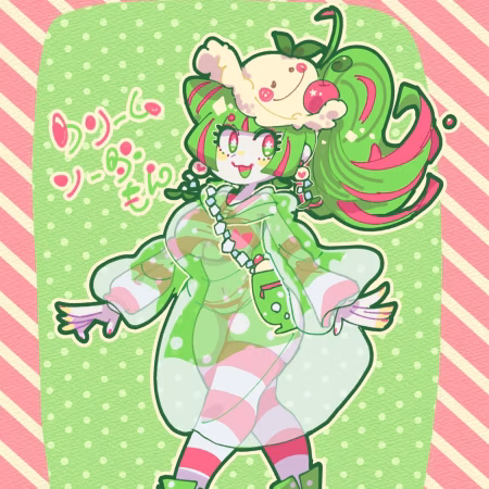 クリームソーダもん