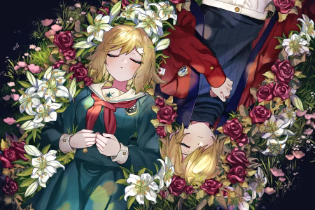 百合と薔薇