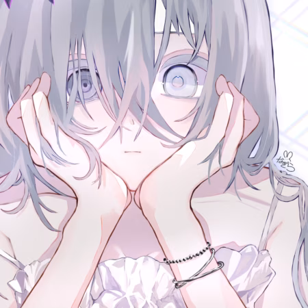 見つめる