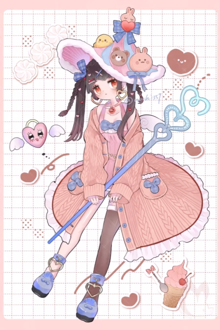 ピンク魔女ちゃん