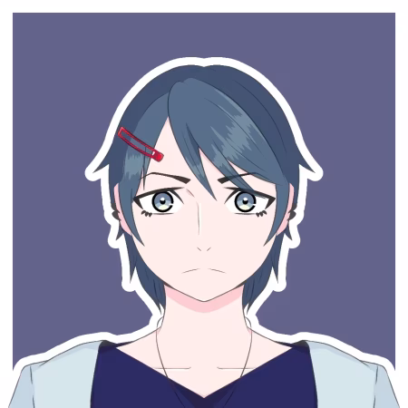 正面顔　アイコンサイズイラスト